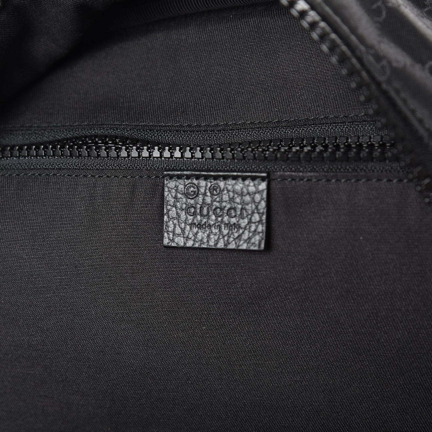 Nylon Monogram Slim Backpack Black