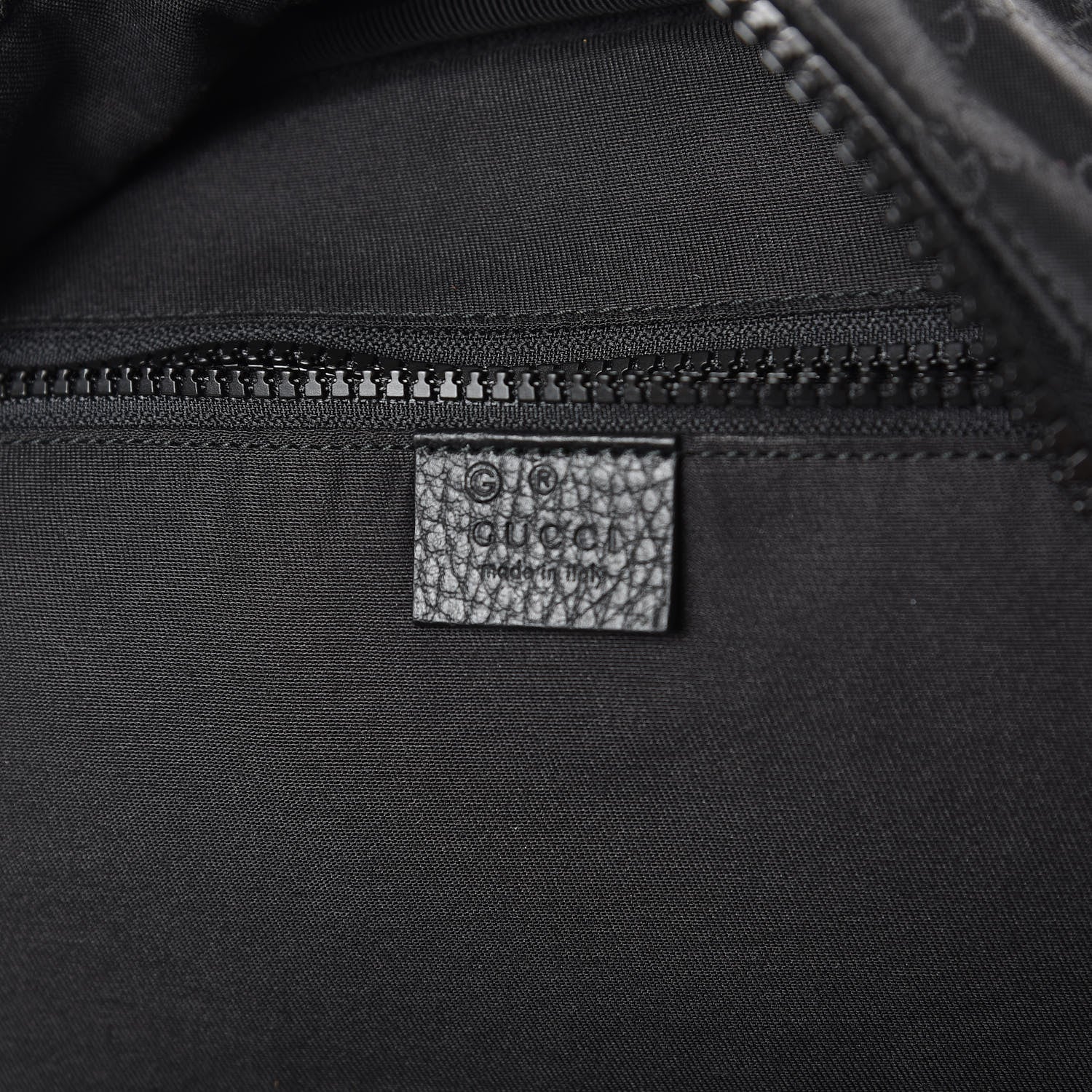 Gucci Nylon Monogram Slim Backpack Black 6 of 8