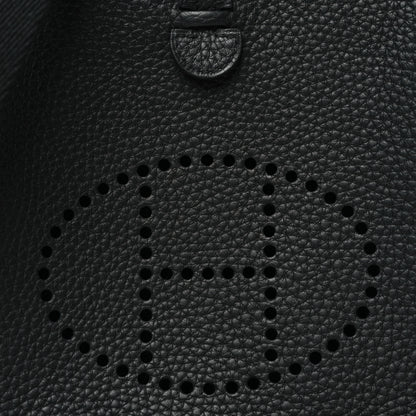 Hermes Taurillon Clemence Evelyne TPM Black 8 of 11