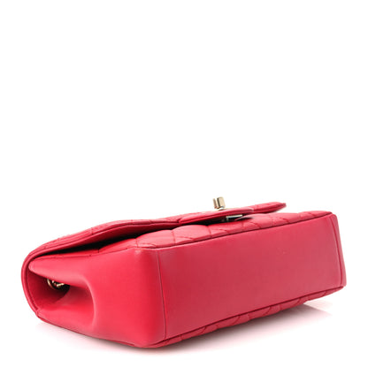 Chanel Lambskin Quilted Mini Mademoiselle Chic Flap Dark Pink 4 of 11