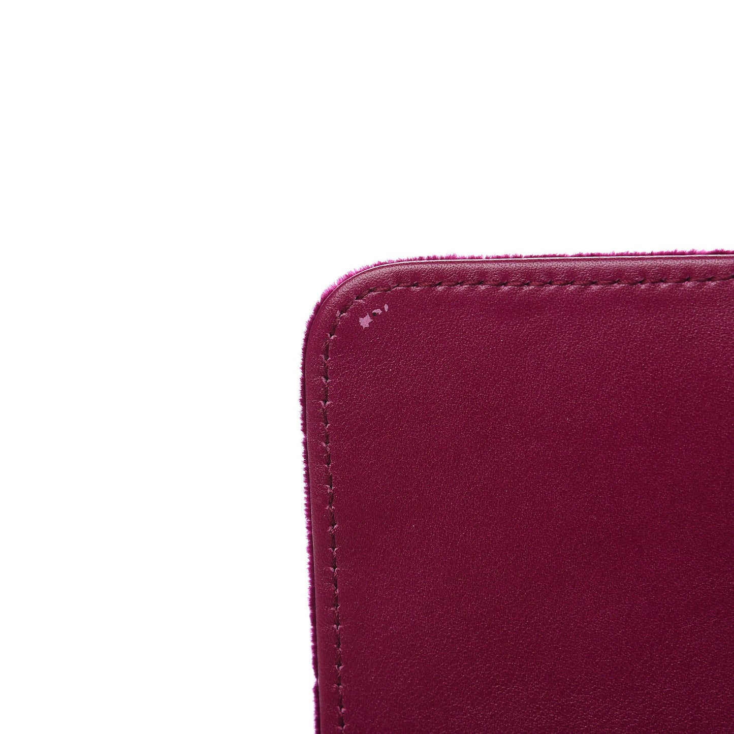 Velvet Matelasse GG Marmont Mini Bag Fuchsia Violet Cyclamen