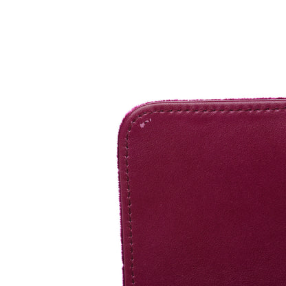 Gucci Velvet Matelasse GG Marmont Mini Bag Fuchsia Violet Cyclamen 7 of 12