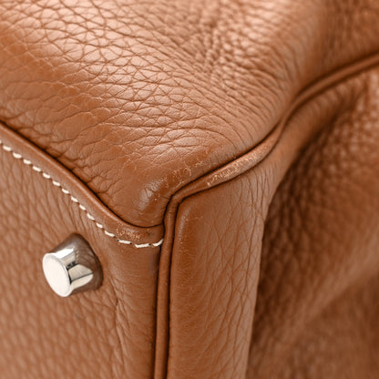 Hermes Taurillon Clemence Kelly Retourne 35 Gold 13 of 19