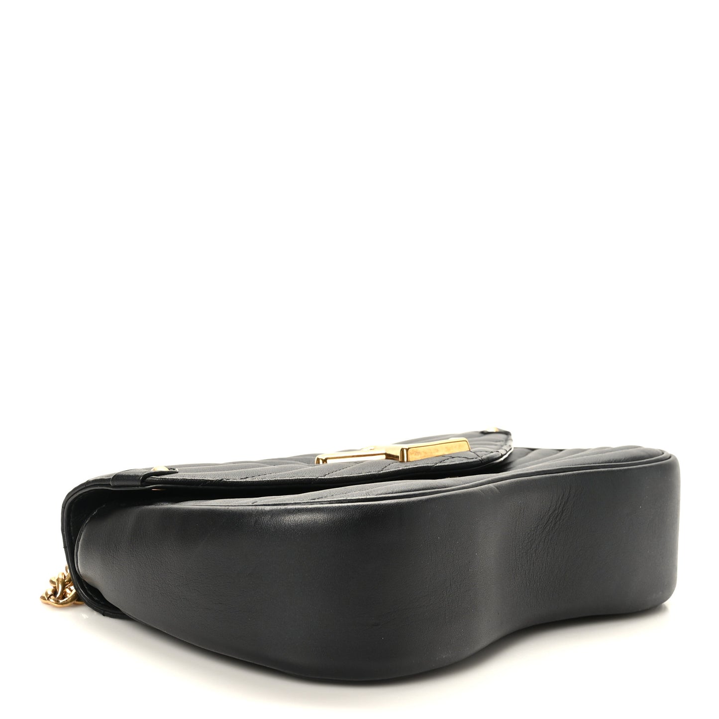 Calfskin New Wave Chain MM Black