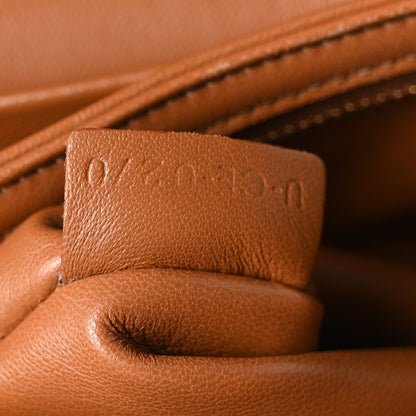 Celine Textile Calfskin Classique Triomphe Bag Natural Tan 8 of 11