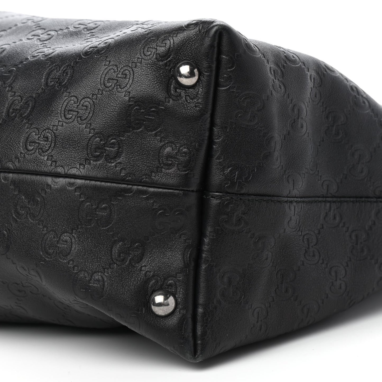 Guccissima Medium Icon Bit Tote Black