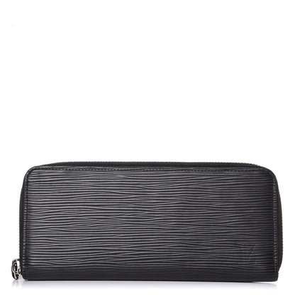 Louis Vuitton Epi Clemence Wallet Black 1 of 8
