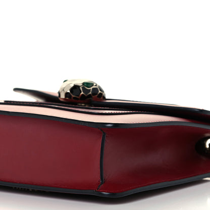 Bulgari Calfskin Serpenti Forever Crossbody Bag Dark Red 10 of 10