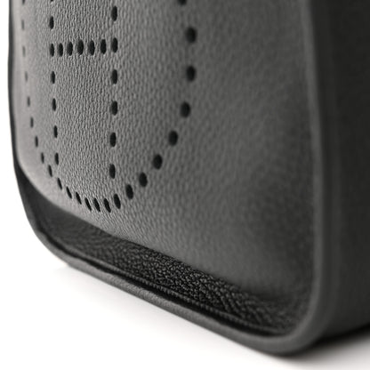 Hermes Taurillon Clemence Evelyne III PM Black 11 of 12