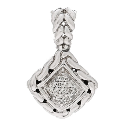 John Hardy Sterling Silver Diamond Pendant 1 of 3