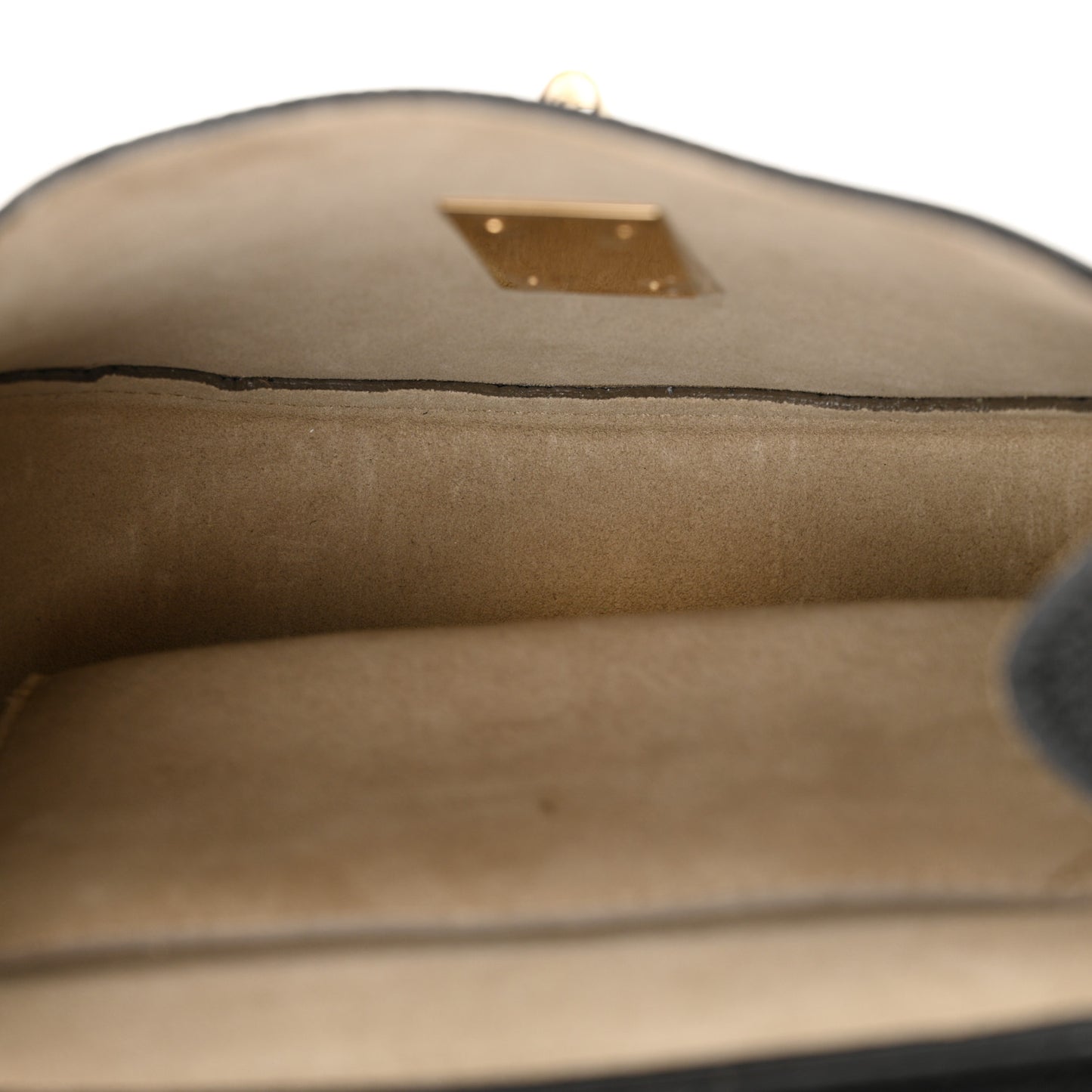 Grained Lambskin Mini Drew Shoulder Bag Black