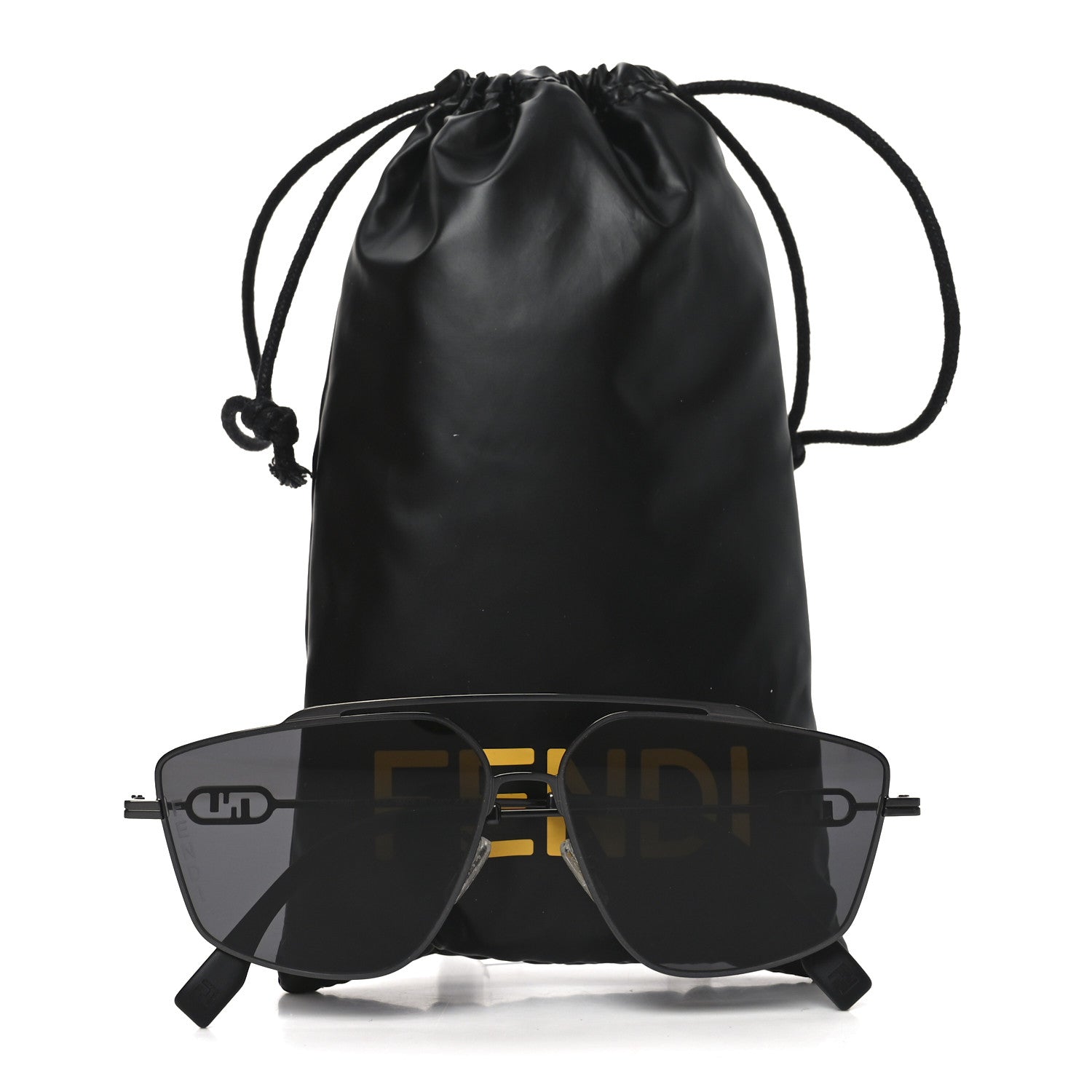 Fendi Metal Fendi O'lock Sunglasses FE40079U Black 7 of 7