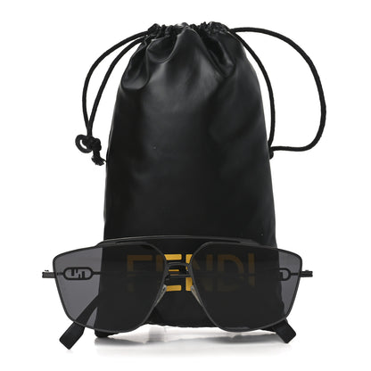 Fendi Metal Fendi O'lock Sunglasses FE40079U Black 7 of 7