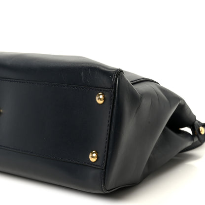 Fendi Vitello Morgan Shiny Nappa Medium Peekaboo Iconic Satchel Lavagna Lago 12 of 12