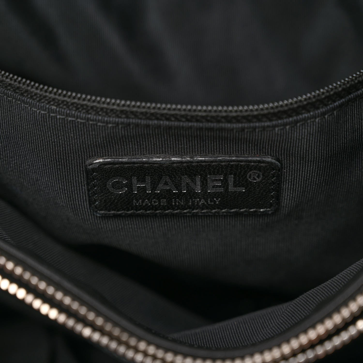 Chanel Lambskin Quilted Medium New Bubble North South Tote Black 7 of 11