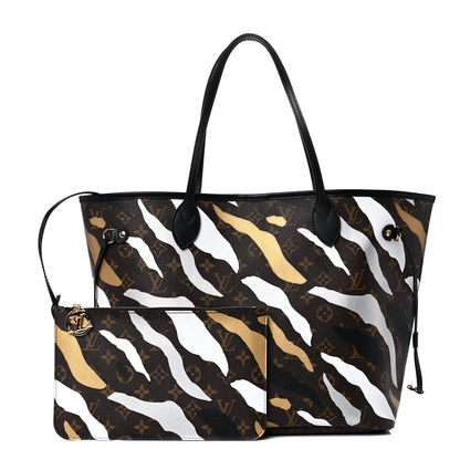 Louis Vuitton X LOL Monogram Neverfull MM Gold Silver 1 of 10