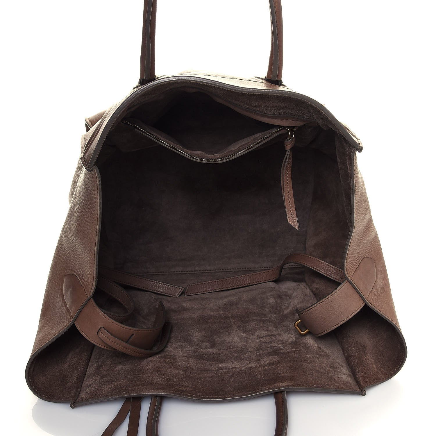 Celine Supple Calfskin Medium Phantom Luggage Taupe 5 of 20