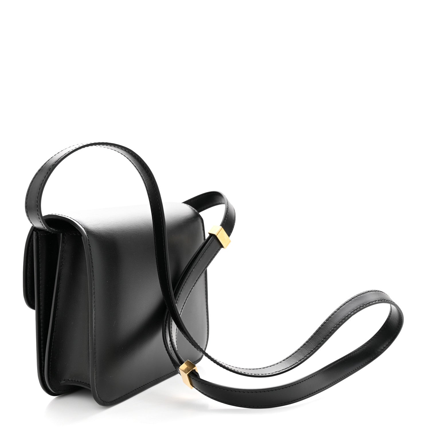 Celine Box Calfskin Teen Classic Box Flap Bag Black 3 of 11
