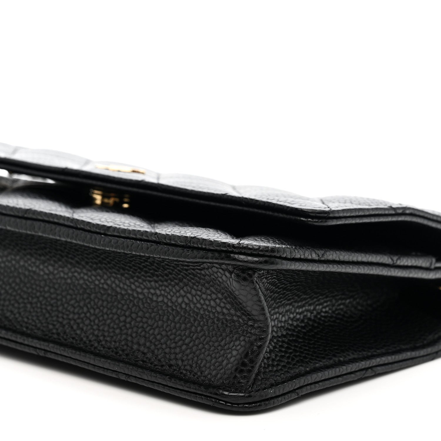 Chanel Caviar Quilted Wallet on Chain WOC Black 10 of 11
