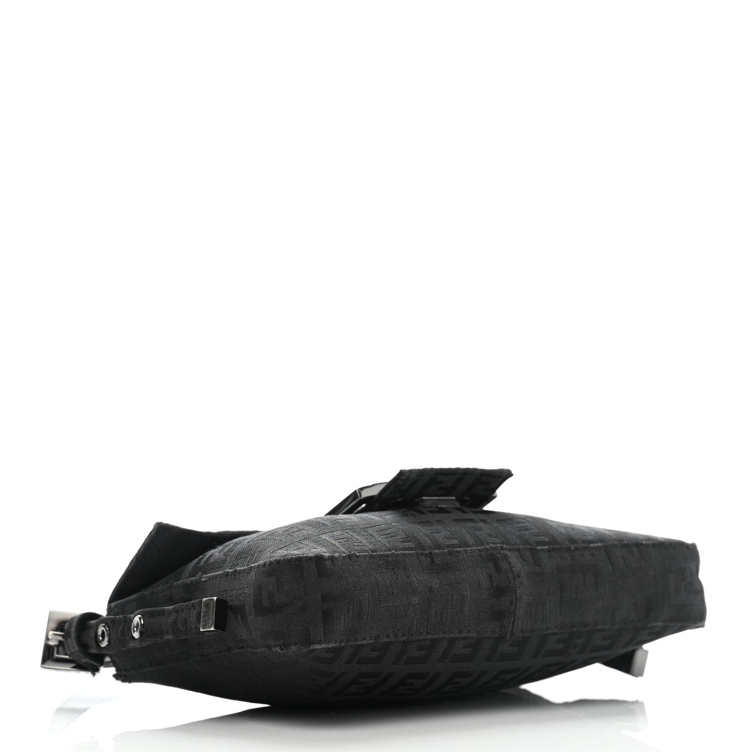 Fendi Zucchino Mini Baguette Black 4 of 14