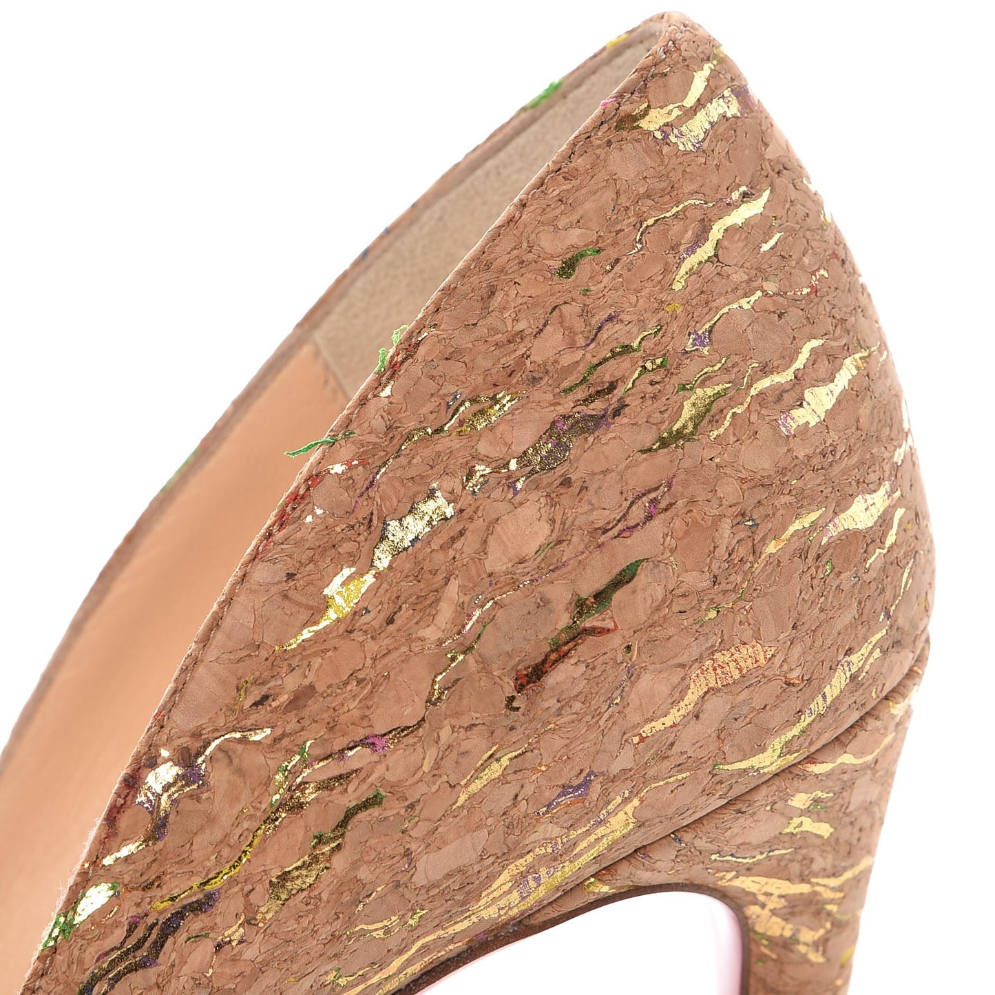 Cork Lame Pigalle Follies 100 Pumps 38 Multicolor