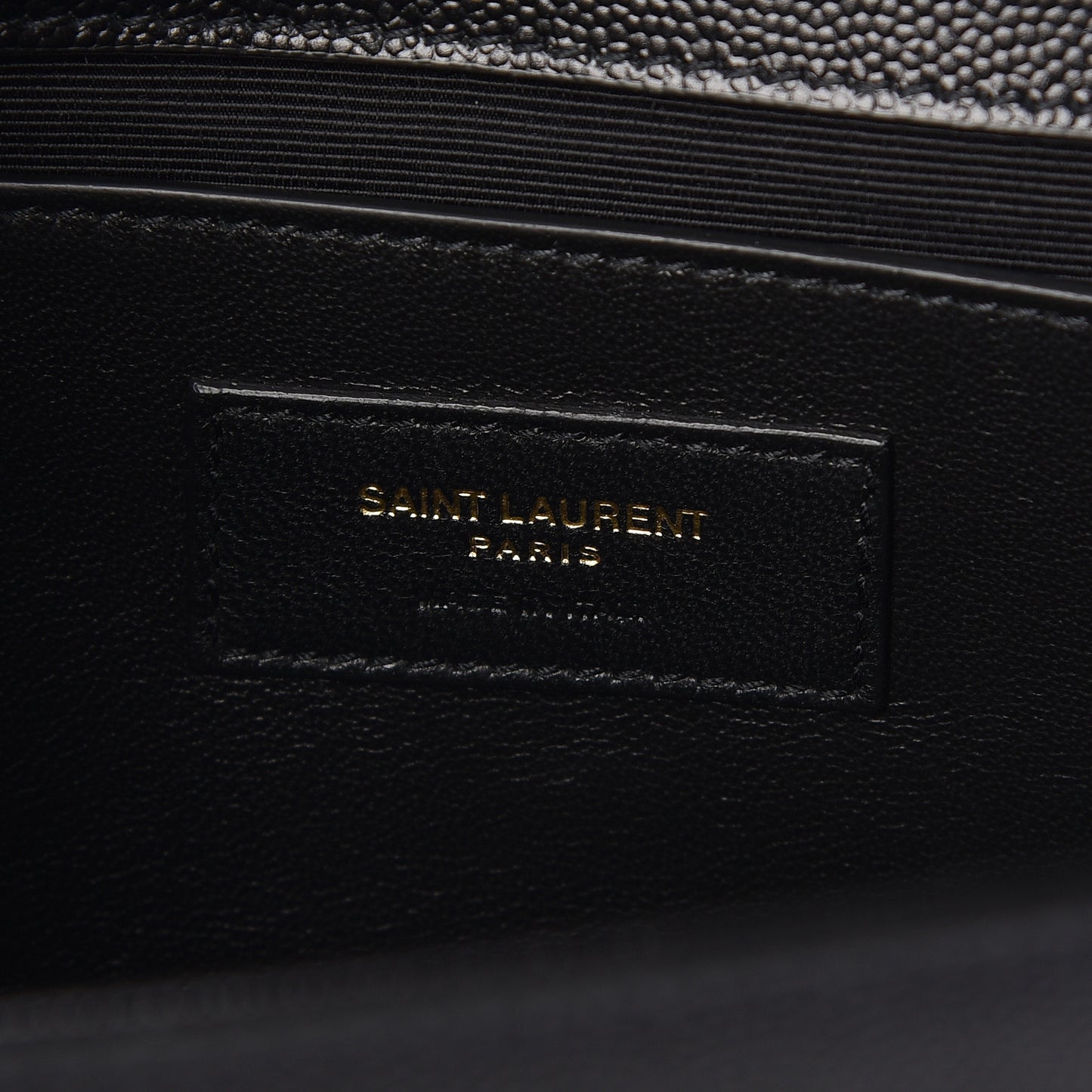 Grain De Poudre Medium Classic Monogram Kate Satchel Black