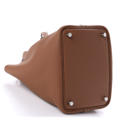 Hermes Taurillon Clemence Picotin Lock 18 PM Gold 4 of 11