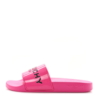 Givenchy Rubber Womens Logo Womens Pool Slides 40 Sandals Pink 1 of 8