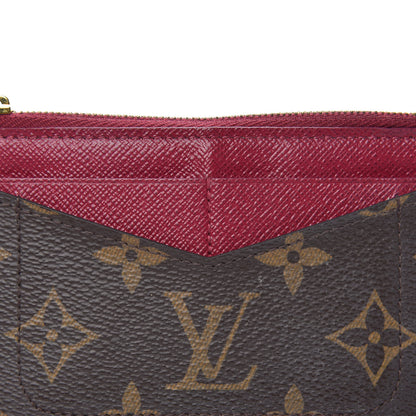Louis Vuitton Monogram Zipped Card Holder Fuchsia 7 of 9