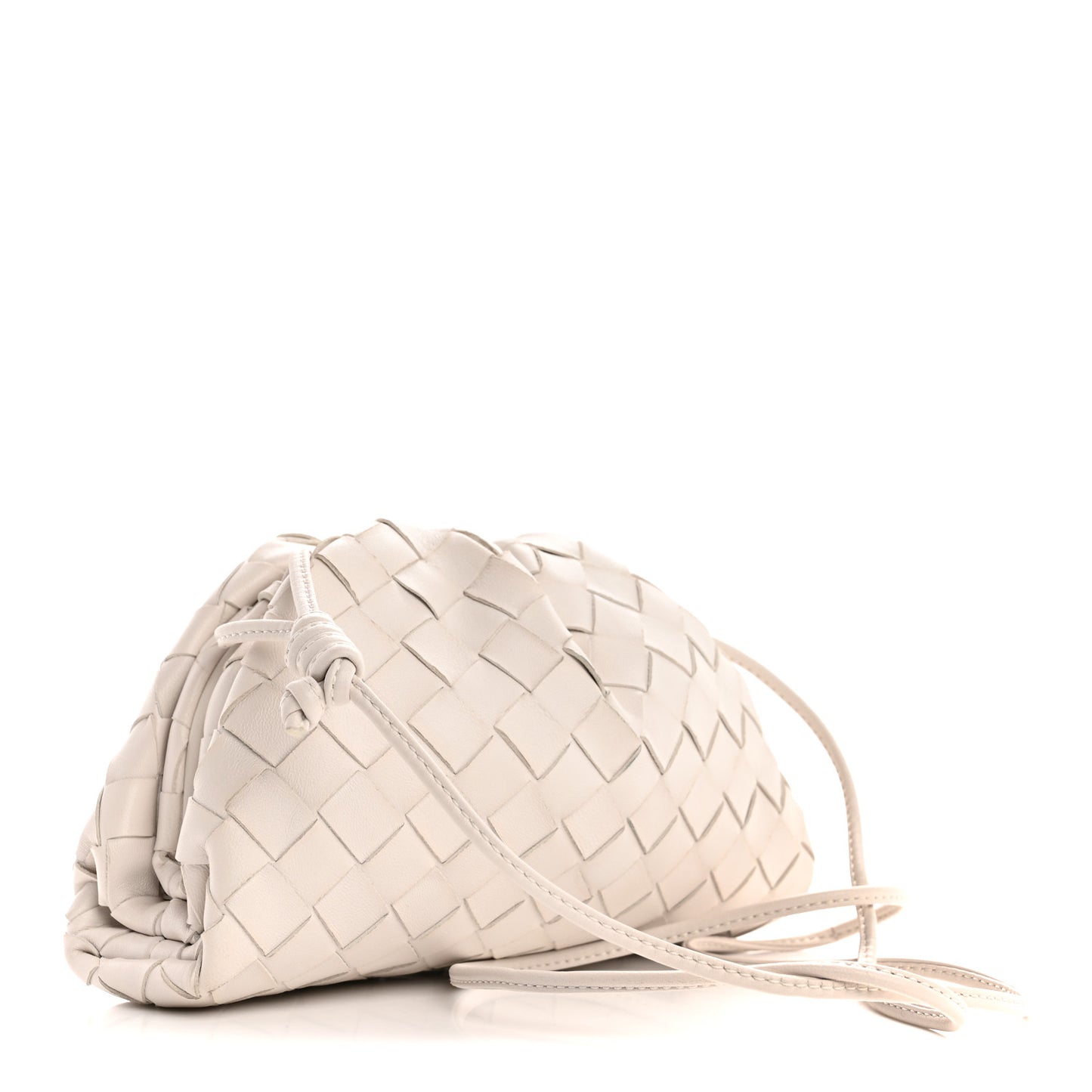 Nappa Intrecciato The Mini Pouch Chalk Chalk