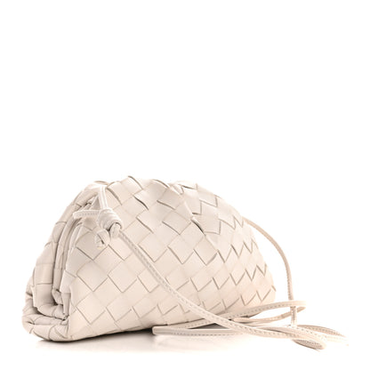 Bottega Veneta Nappa Intrecciato The Mini Pouch Chalk Chalk 3 of 10