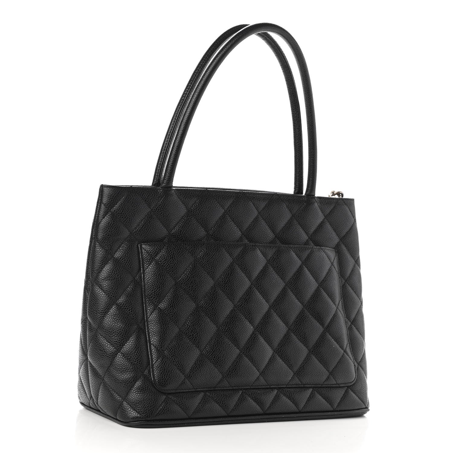 Chanel Caviar Quilted Medallion Tote Black 3 of 10