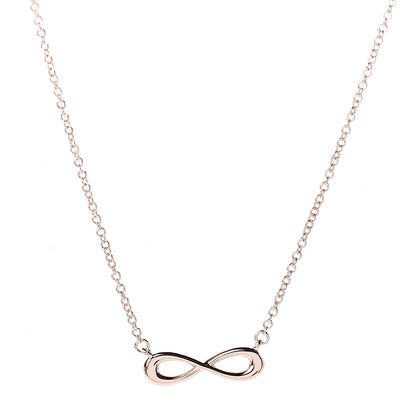 Tiffany 18K Rose Gold Infinity Pendant Necklace 1 of 6