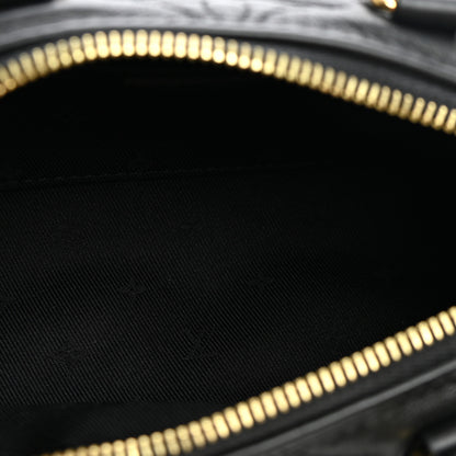 Louis Vuitton Calfskin Bubblegram Papillon BB Black 5 of 9