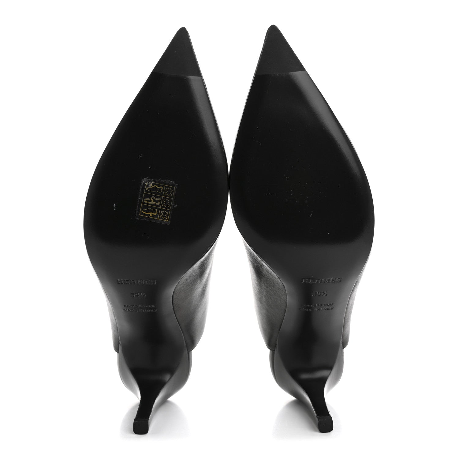 Hermes Nappa Lover 80 Pumps 39.5 Black 6 of 10