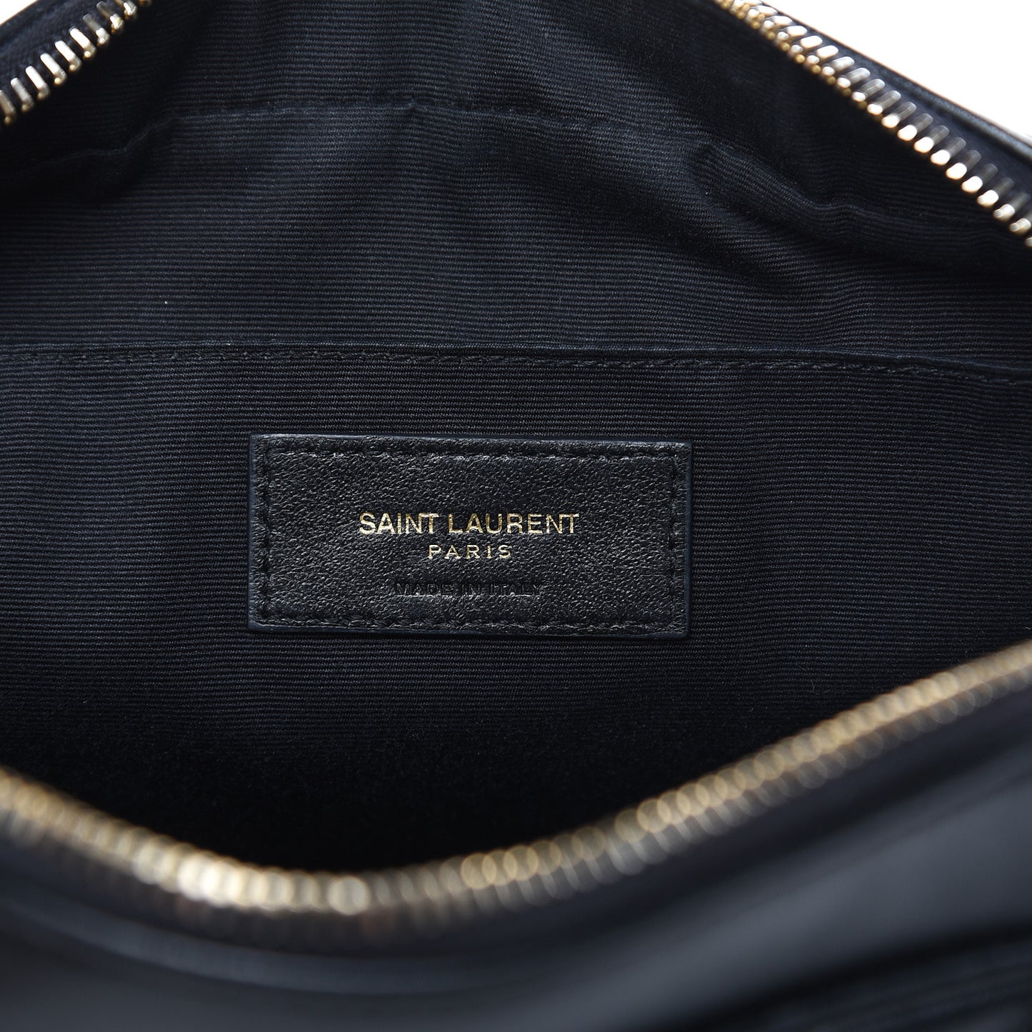 Calfskin Matelasse Monogram Lou Camera Bag Black