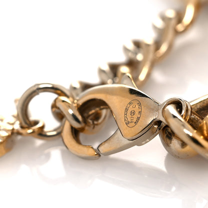 Chanel Crystal CC Chain ID Bracelet Gold 5 of 6