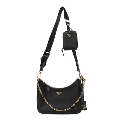 Prada Saffiano Lux Re-Edition 2005 Shoulder Bag Black 1 of 9