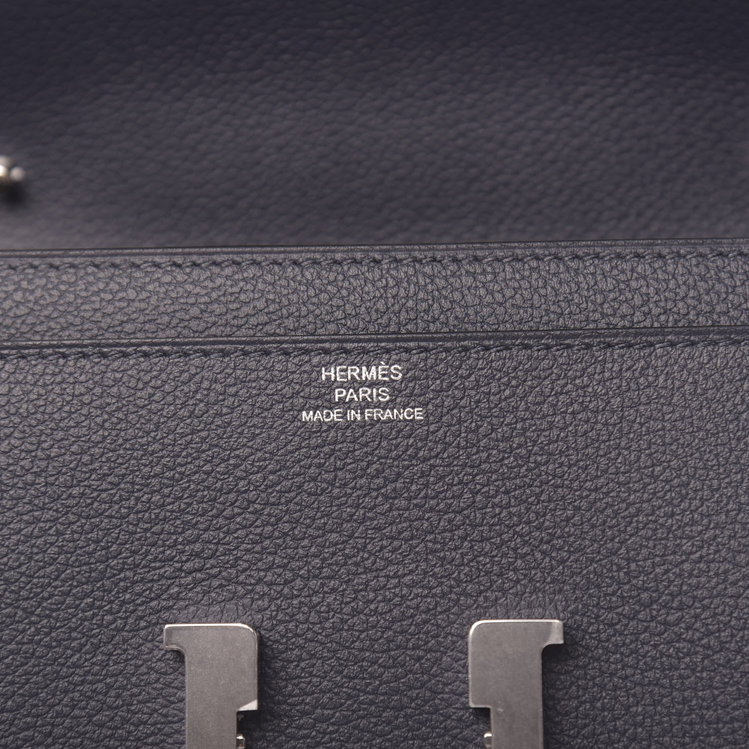 Hermes Evercolor Constance Wallet To Go Bleu Nuit 6 of 11