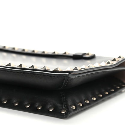 Valentino Garavani Nappa Rockstud Wristlet Clutch Black 12 of 13