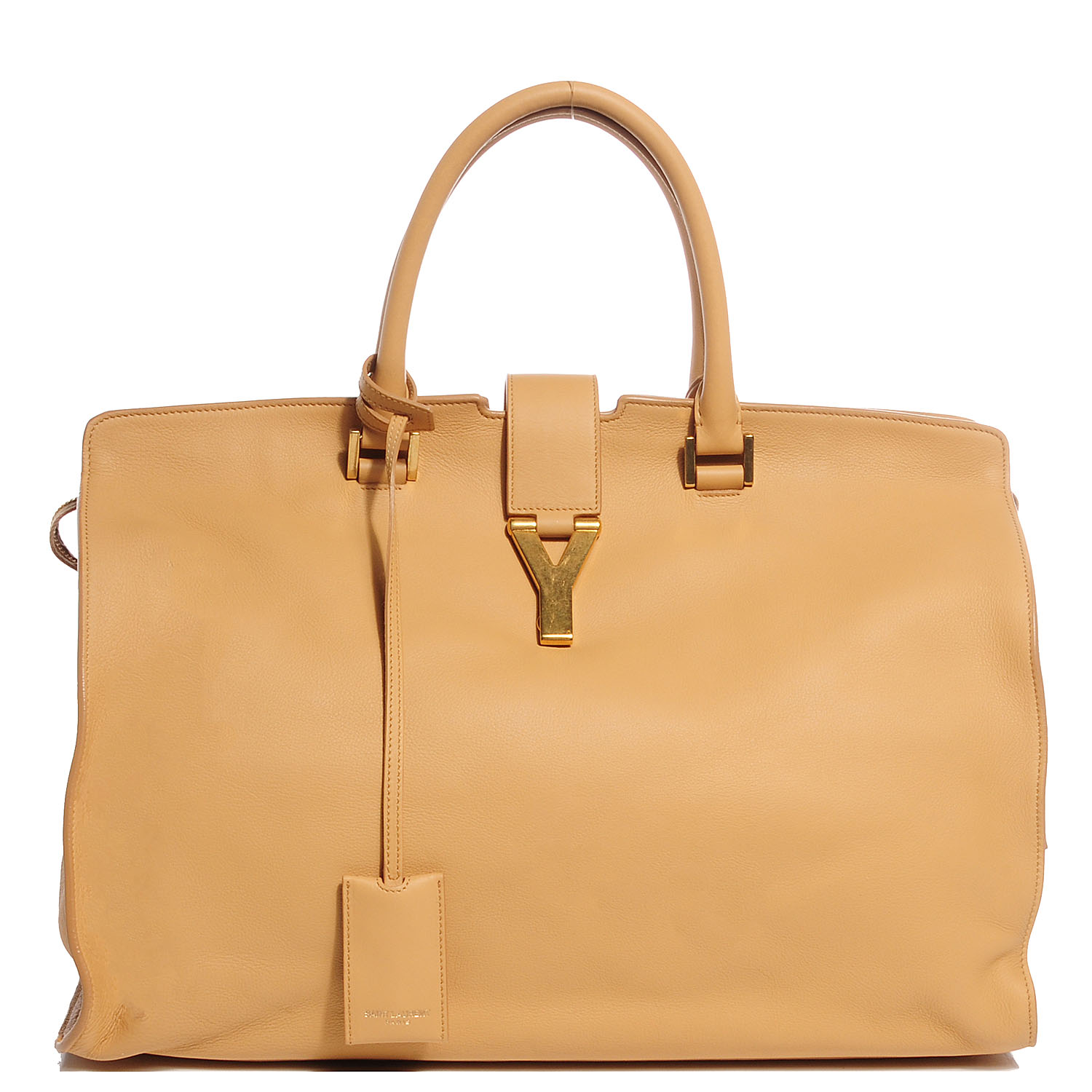 Saint Laurent Calfskin Large Classic Y Cabas Light Beige 1 of 7