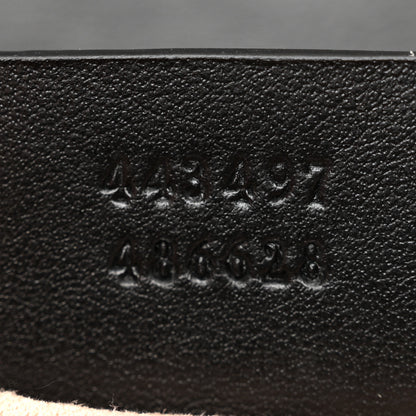 Gucci Calfskin Matelasse Small GG Marmont Shoulder Bag Black 7 of 11