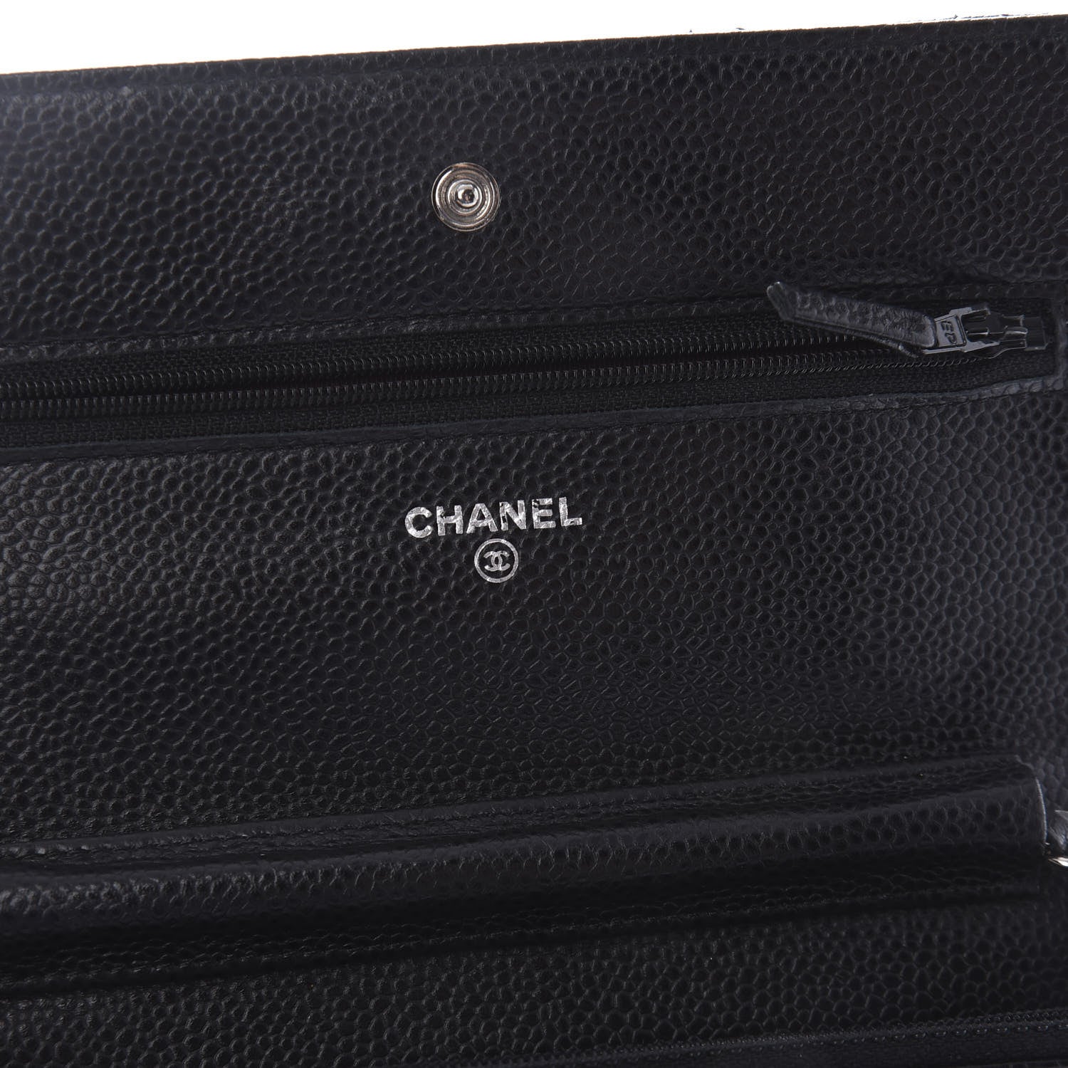 Chanel Caviar Quilted Wallet On Chain WOC Black 9 of 11