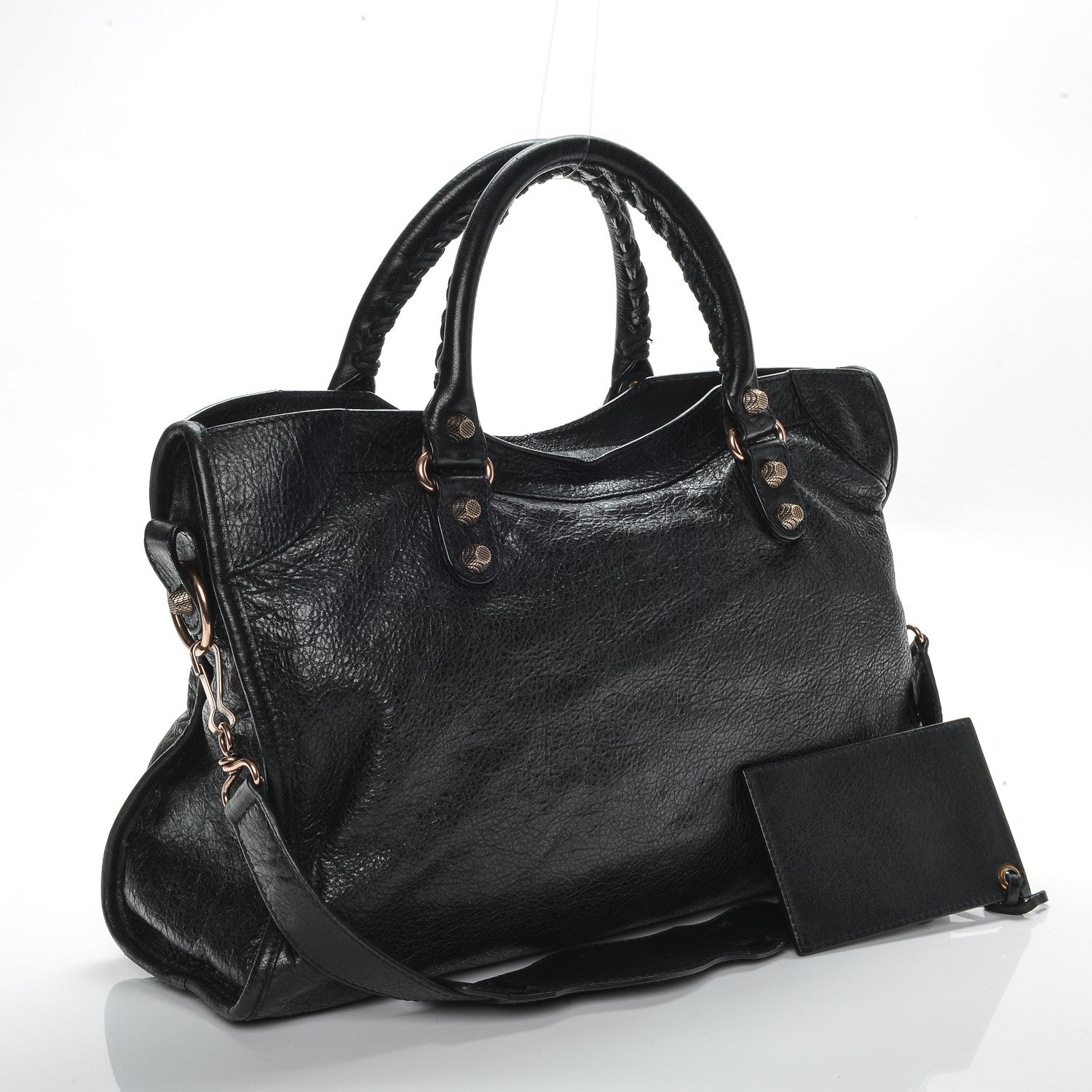 Balenciaga Agneau Giant 12 Rose Gold Hardware City Black 3 of 8