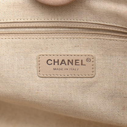 Chanel Mixed Fibers Small Deauville Tote Beige 7 of 14