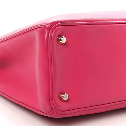 Christian Dior Smooth Calfskin Medium Diorissimo Tote Fuchsia 8 of 9