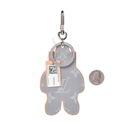 Louis Vuitton Monogram Satellite Spaceman Figurine Bag Charm Key Holder Silver 2 of 3