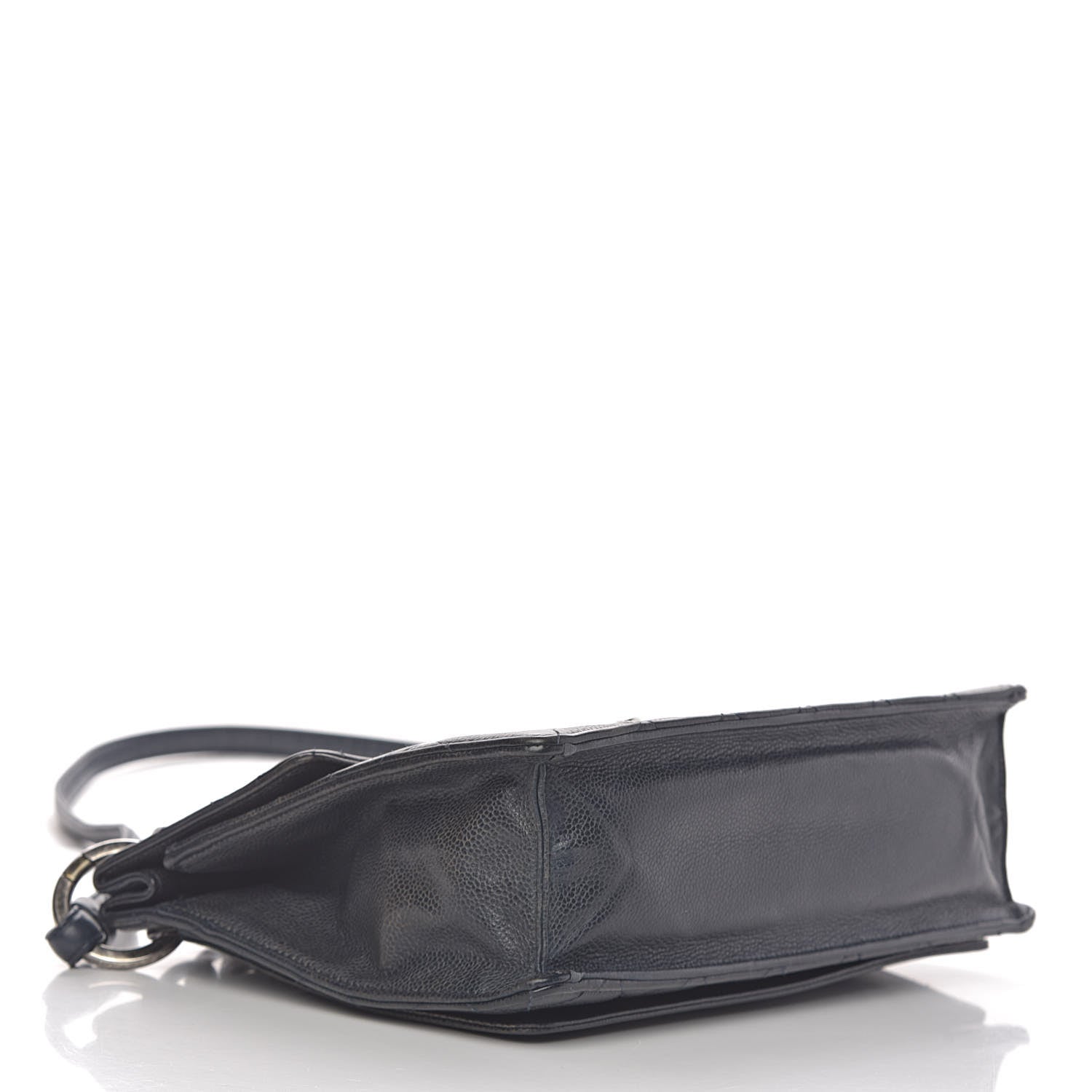 Chanel Caviar Quilted Large Retro Class Flap Dark Navy Blue 4 of 16