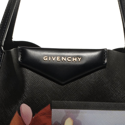 Givenchy Textured Coated Canvas Bambi Print Large Antigona Tote Black 12 of 13