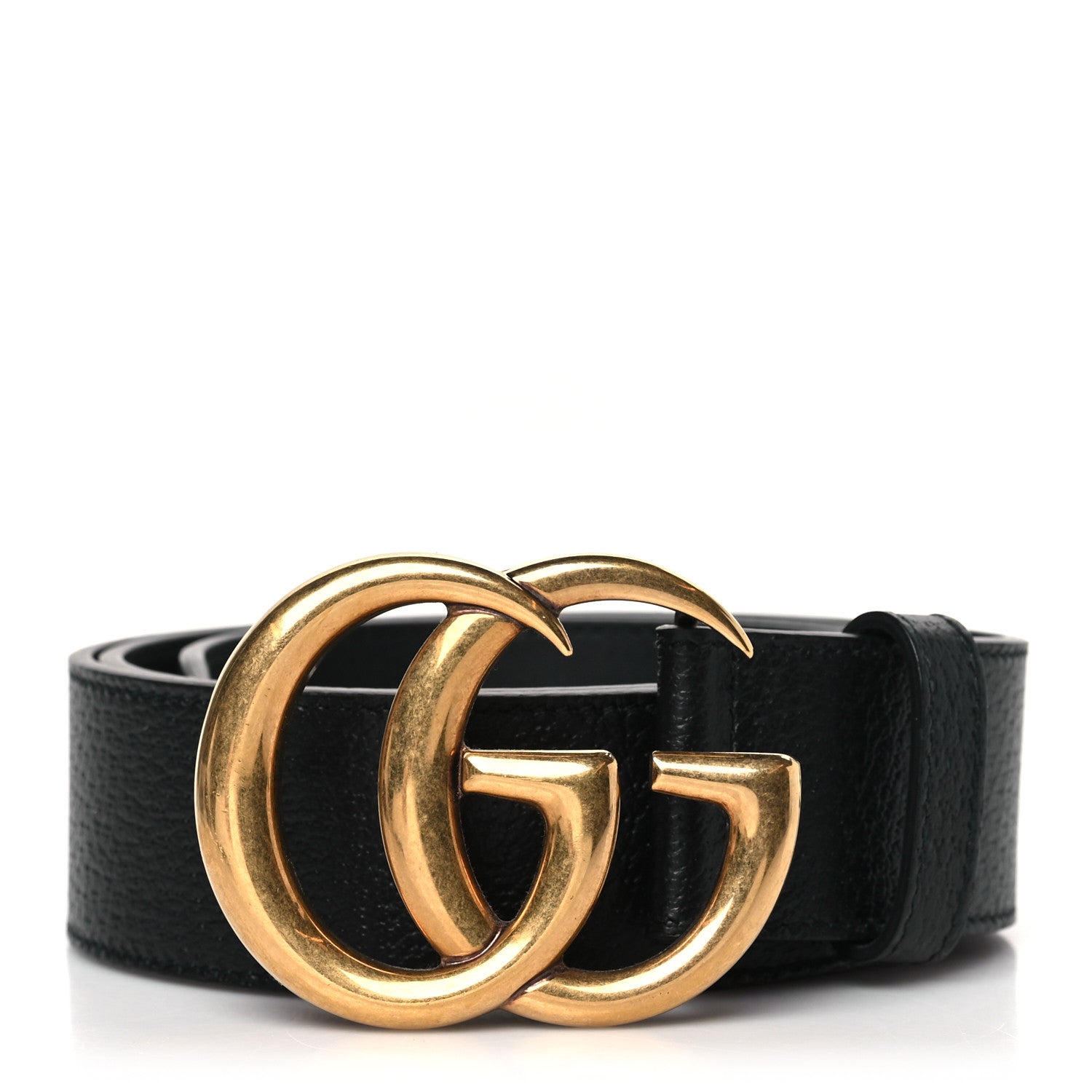 Gucci Calfskin Double G 30mm Belt 85 34 Black 1 of 6